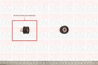 FAI AUTOPARTS t9263 -  Паразитный / Ведущий ролик, зубчатый ремень